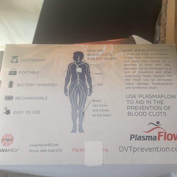 Plasma Flow leg compression set for DVT prevention and circulation of blood flow - Picture 2 of 5